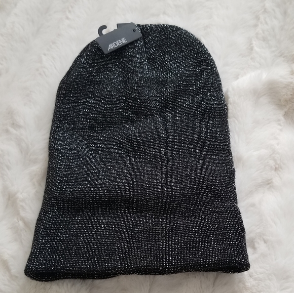 Ardene Black and Silver Winter Hat - Picture 2 of 3
